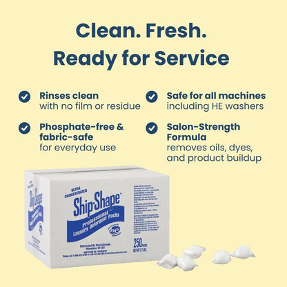 Ship-Shape® Professional Laundry Detergent Packs
